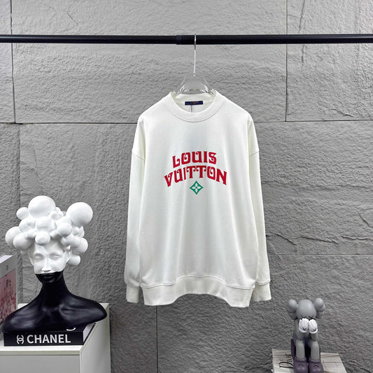 LV Long-Sleeve Crew Neck Sweatshirt 492213