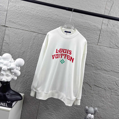 LV Long-Sleeve Crew Neck Sweatshirt 492213