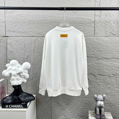 LV Long-Sleeve Crew Neck Sweatshirt 492213