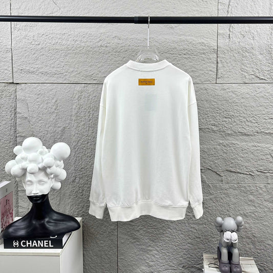 LV Long-Sleeve Crew Neck Sweatshirt 492213