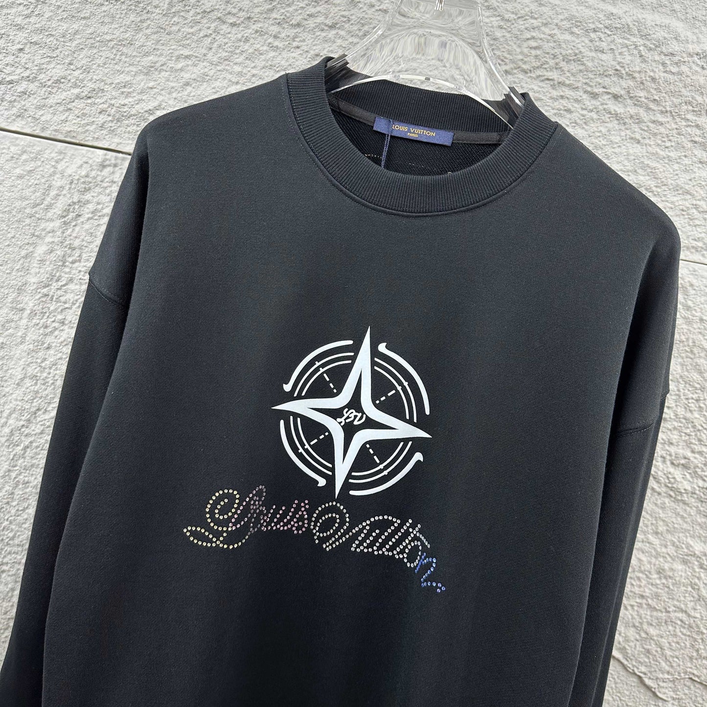 LV Long-Sleeve Crew Neck Sweatshirt 492211