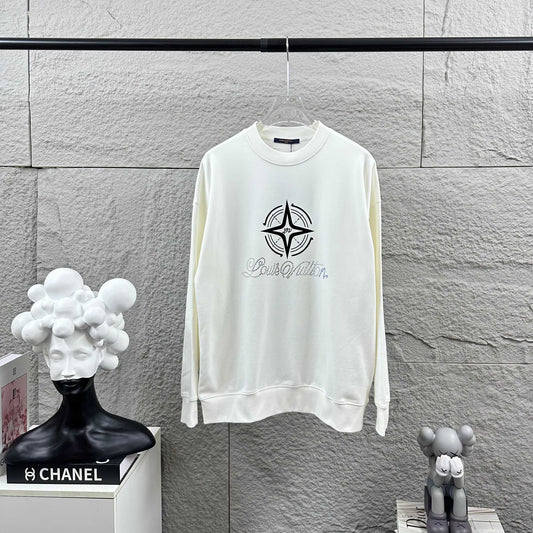 LV Long-Sleeve Crew Neck Sweatshirt 492209