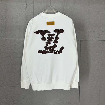 LV Long-Sleeve Crew Neck Sweatshirt 492201