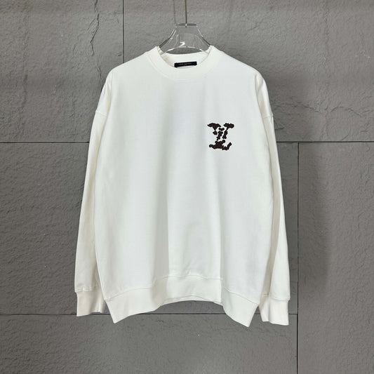LV Long-Sleeve Crew Neck Sweatshirt 492201