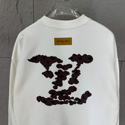 LV Long-Sleeve Crew Neck Sweatshirt 492201