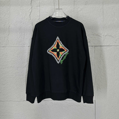 LV Long-Sleeve Crew Neck Sweatshirt 492199