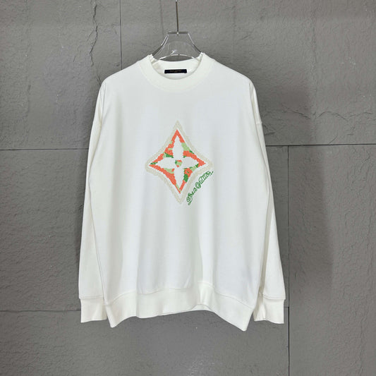 LV Long-Sleeve Crew Neck Sweatshirt 492197