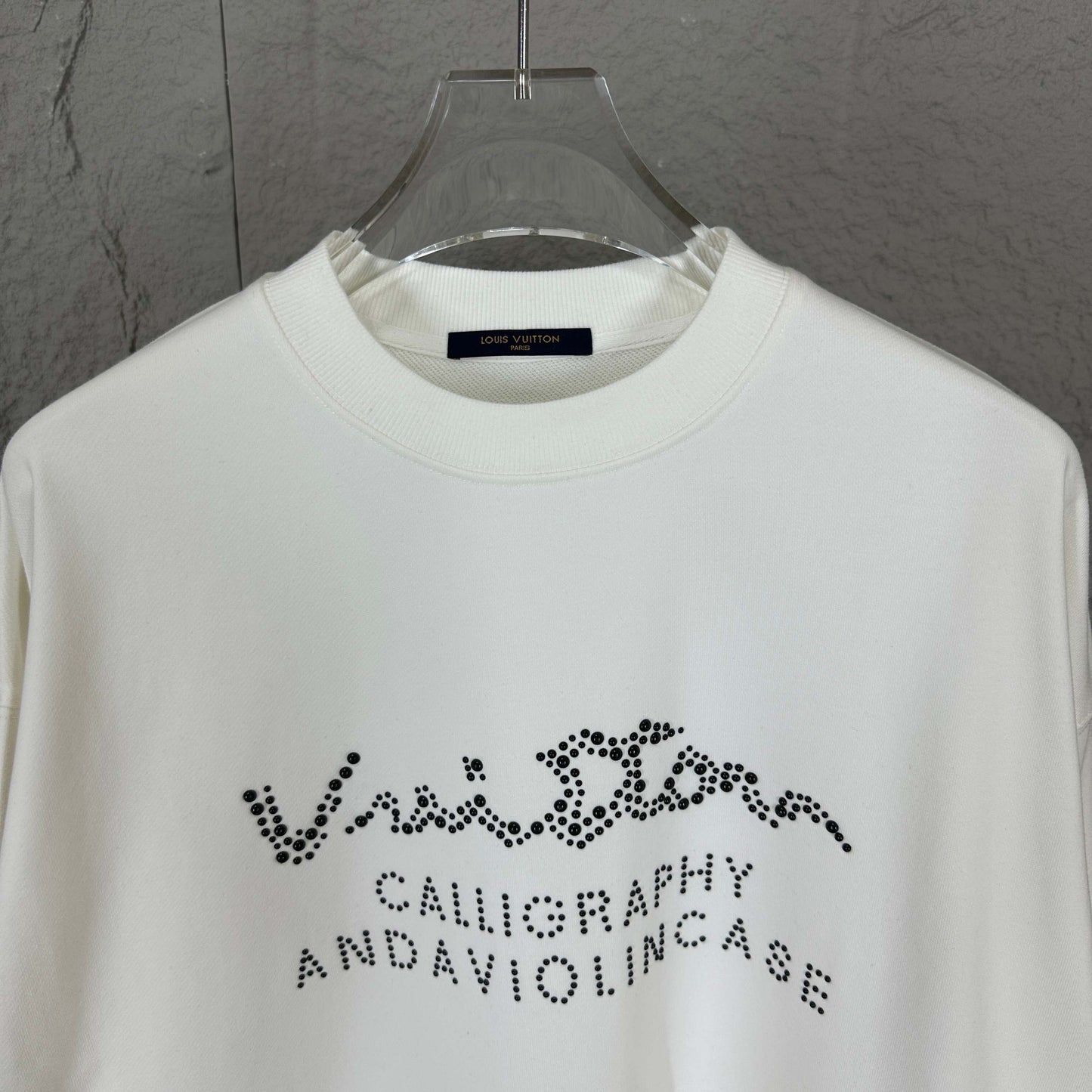 LV Long-Sleeve Crew Neck Sweatshirt 492195