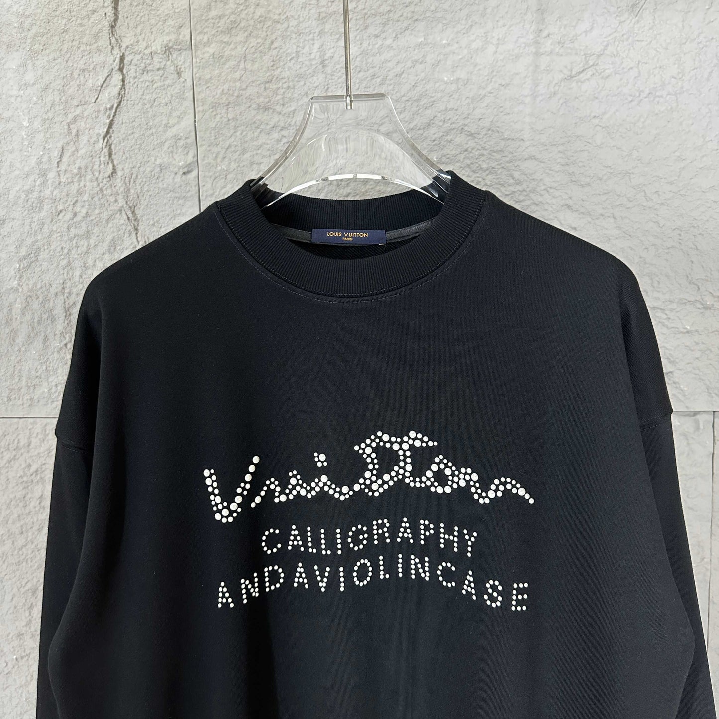 LV Long-Sleeve Crew Neck Sweatshirt 492193