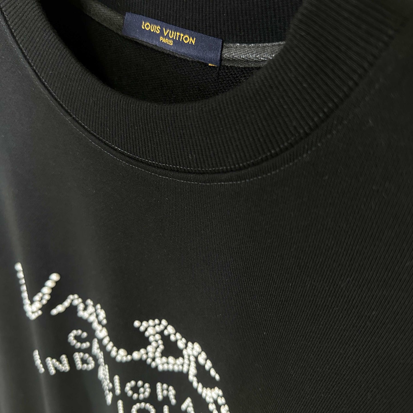 LV Long-Sleeve Crew Neck Sweatshirt 492193