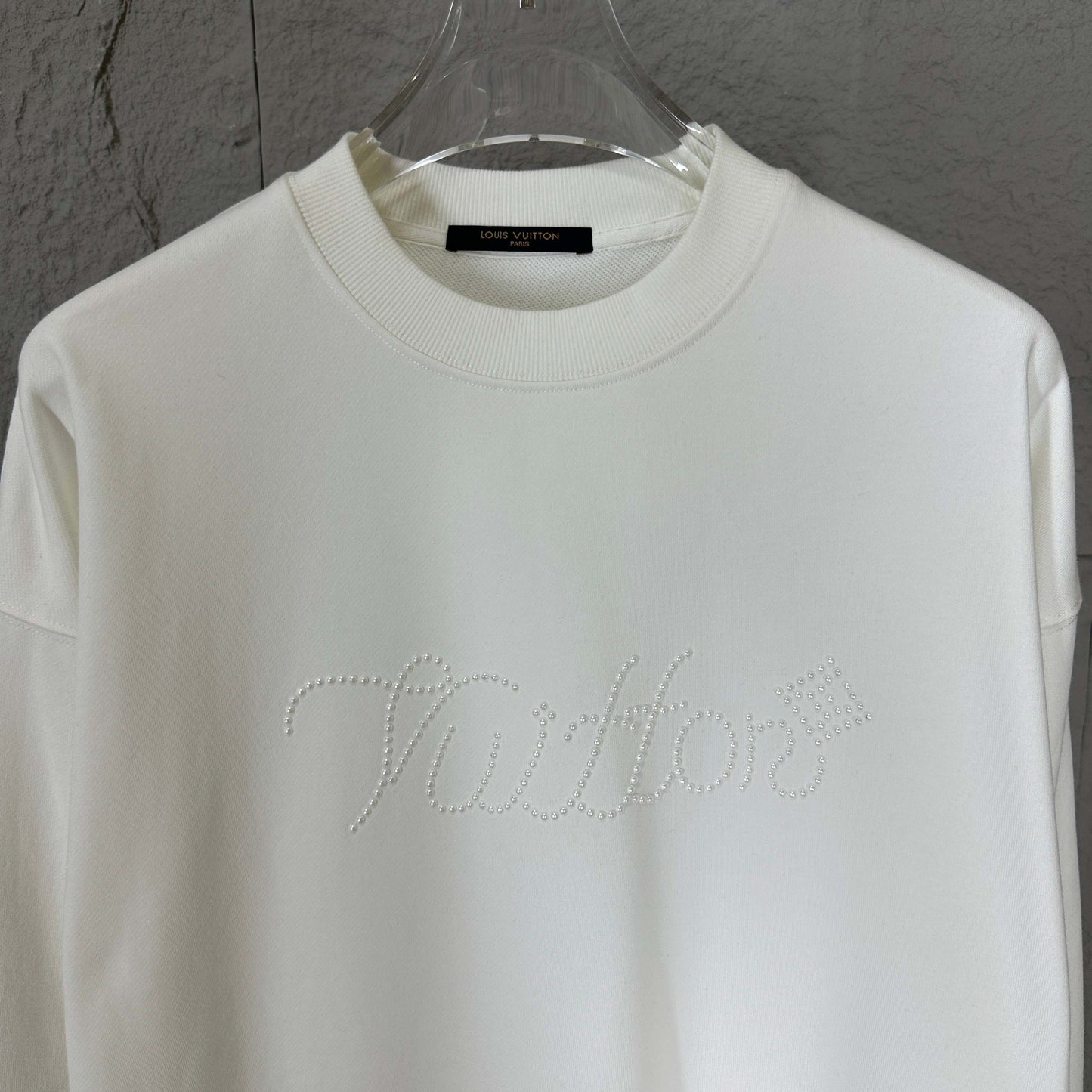 LV Long-Sleeve Crew Neck Sweatshirt 492191