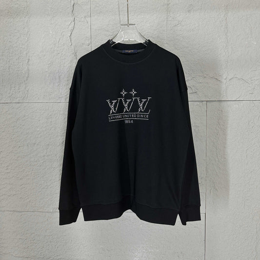LV Long-Sleeve Crew Neck Sweatshirt 492185