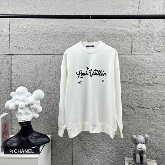 LV Long-Sleeve Crew Neck Sweatshirt 492183