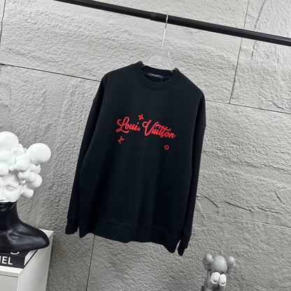 LV Long-Sleeve Crew Neck Sweatshirt 492181