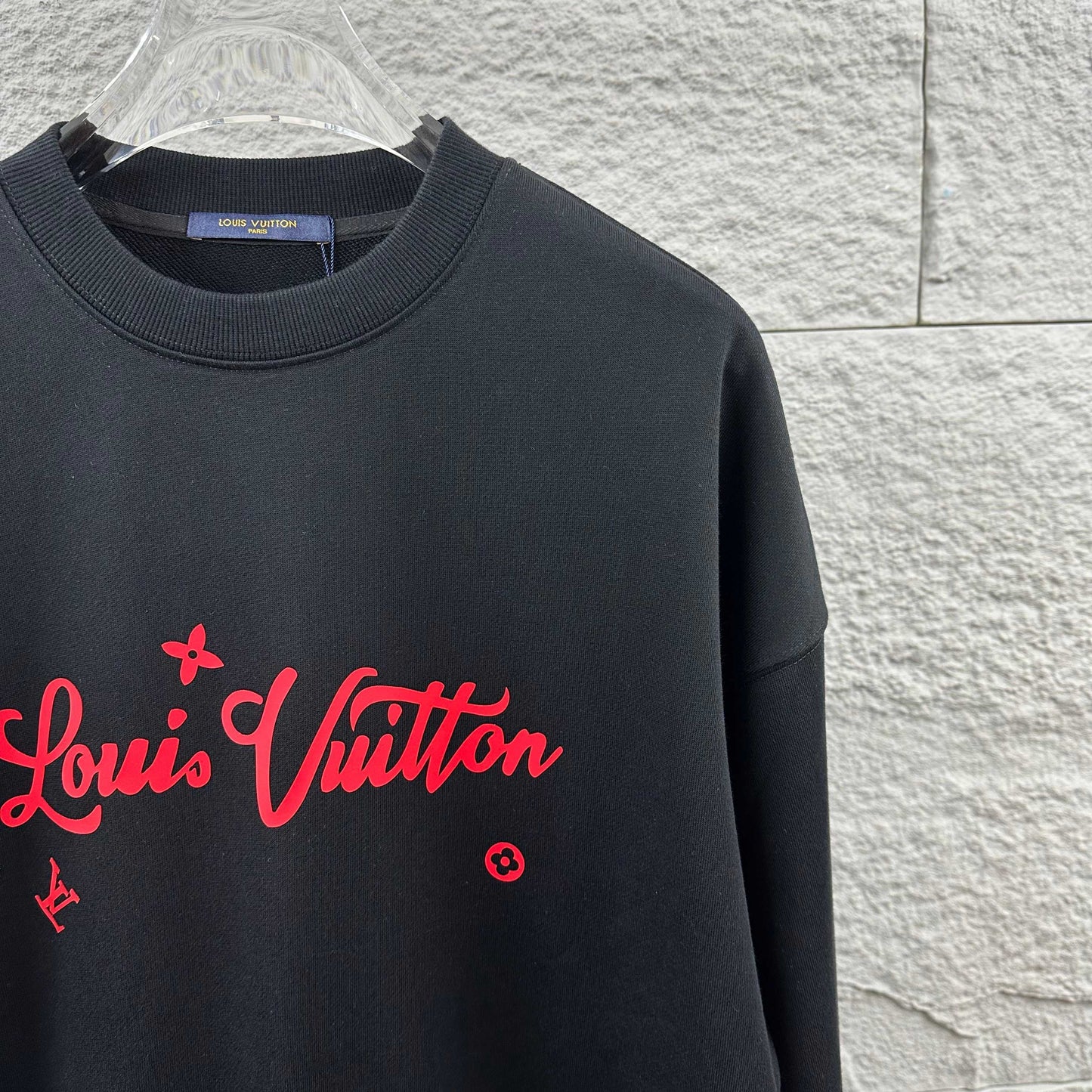 LV Long-Sleeve Crew Neck Sweatshirt 492181