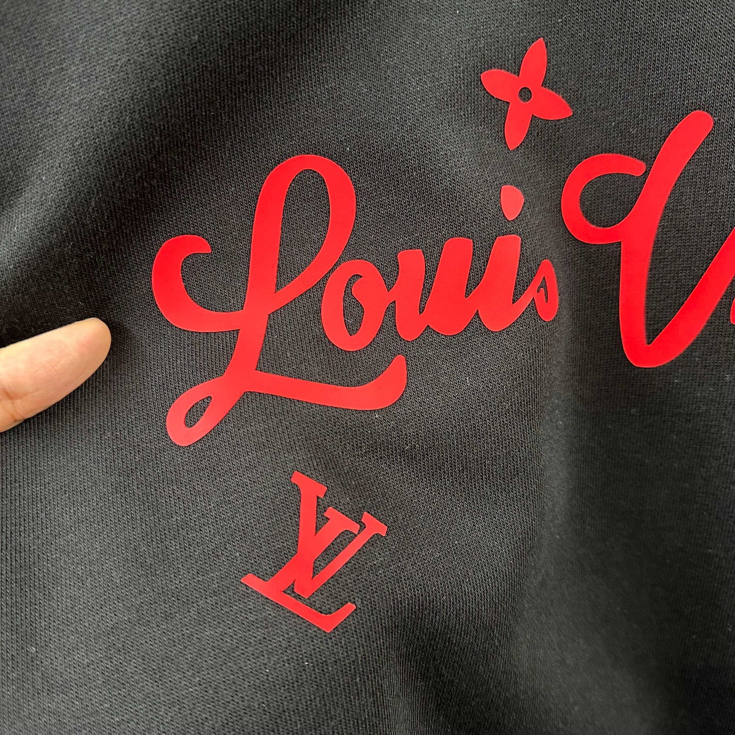LV Long-Sleeve Crew Neck Sweatshirt 492181