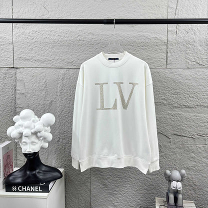 LV Long-Sleeve Crew Neck Sweatshirt 492179