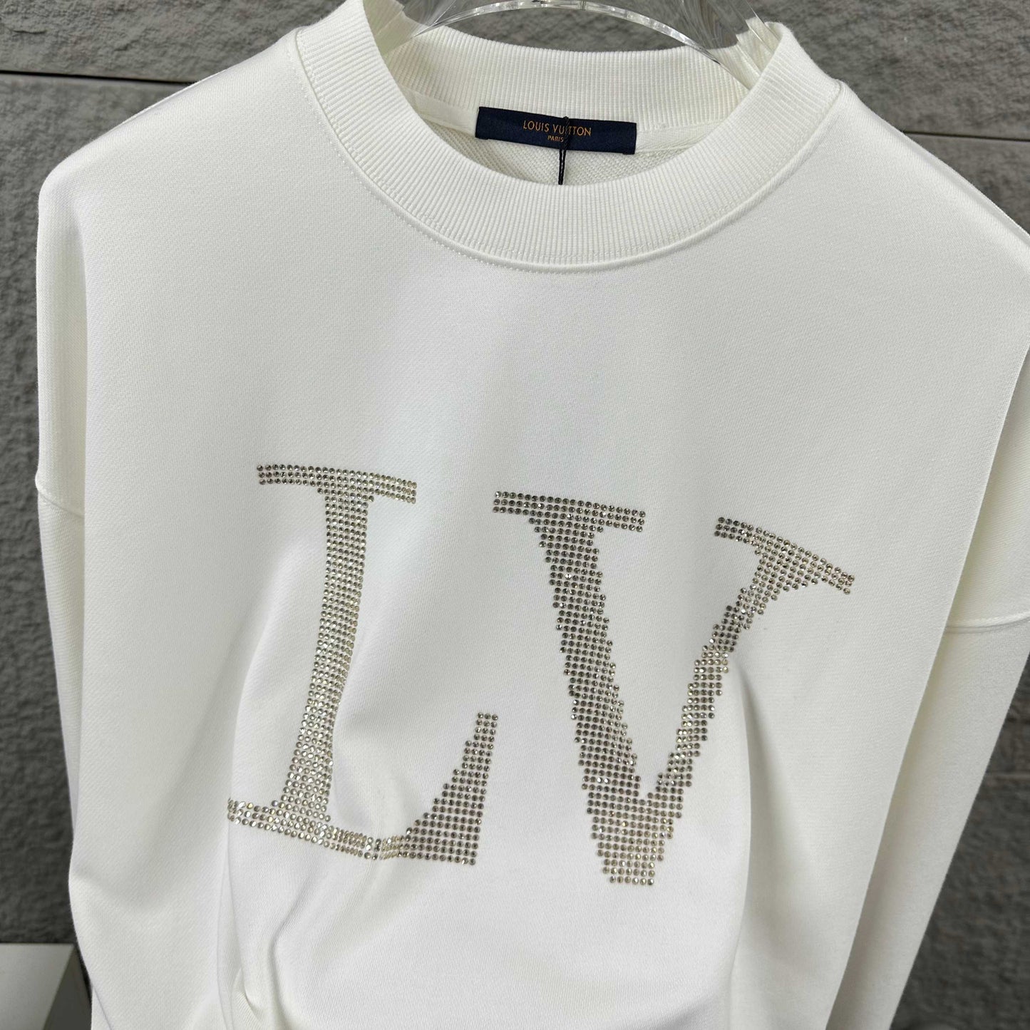 LV Long-Sleeve Crew Neck Sweatshirt 492179