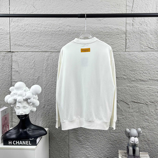 LV Long-Sleeve Crew Neck Sweatshirt 492179