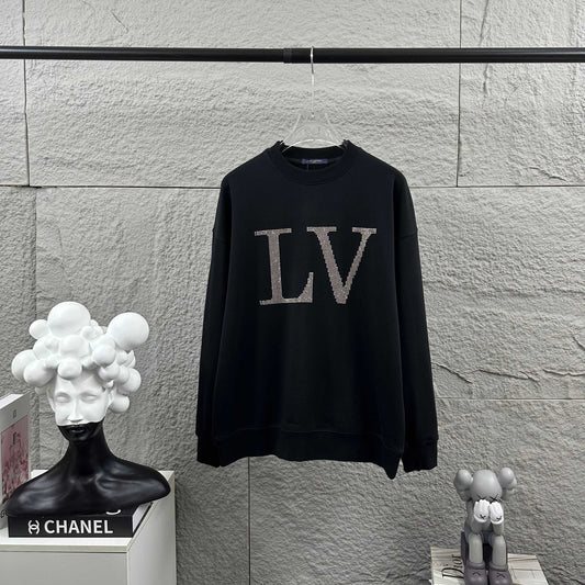 LV Long-Sleeve Crew Neck Sweatshirt 492177