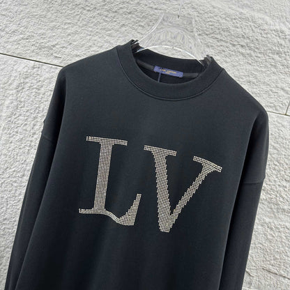 LV Long-Sleeve Crew Neck Sweatshirt 492177