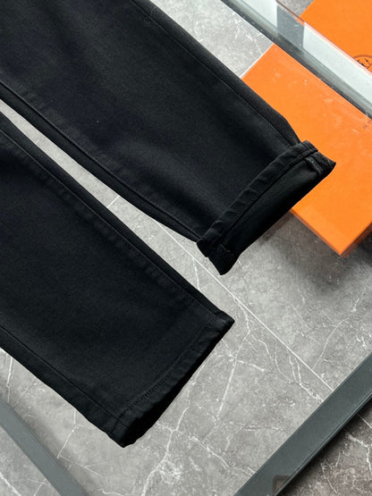 LV Fleece-lined and Thickened Jeans 492709