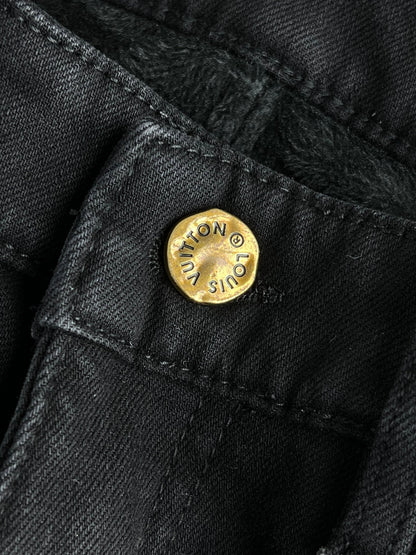 LV Fleece-lined and Thickened Jeans 492691