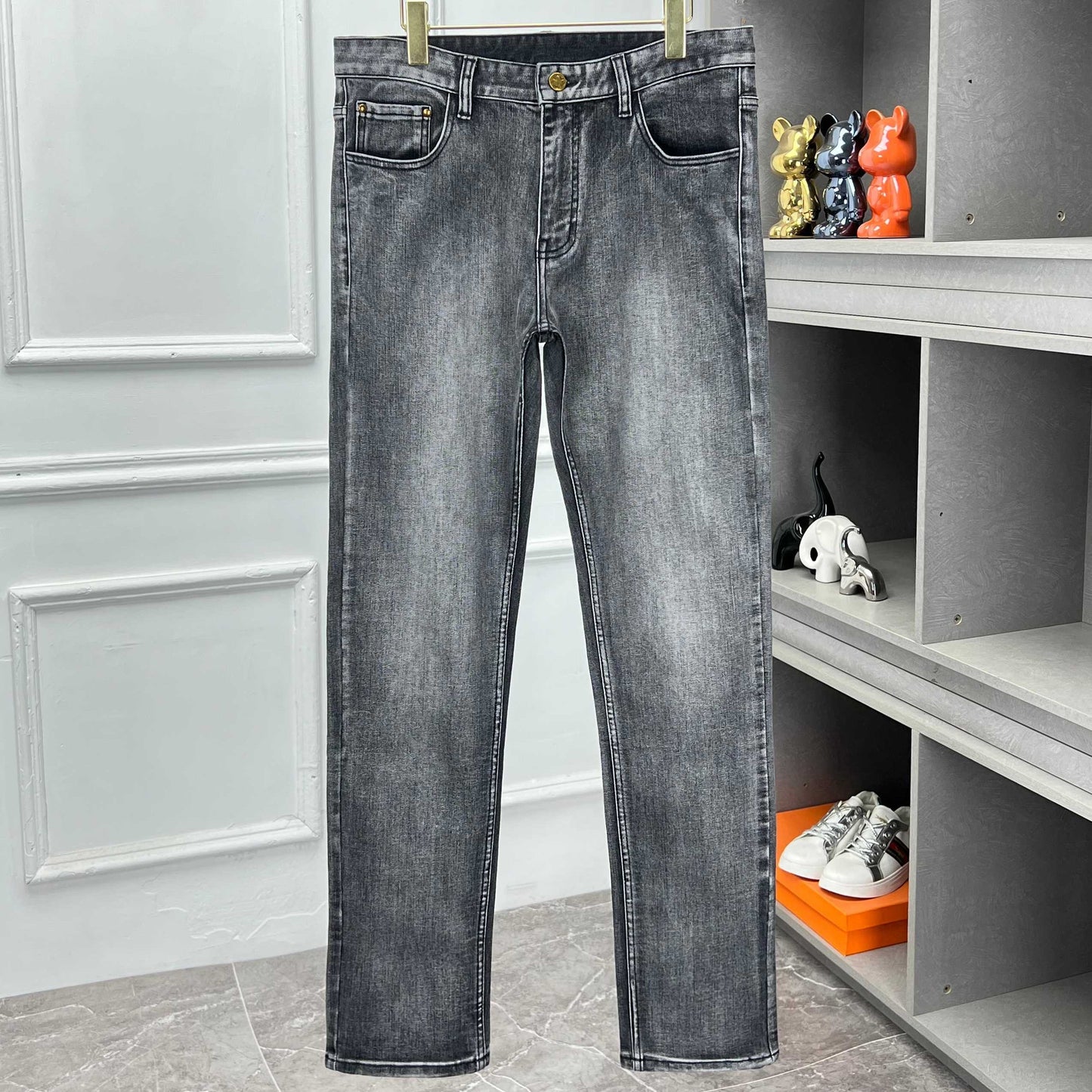 LV Gray Jeans 492678