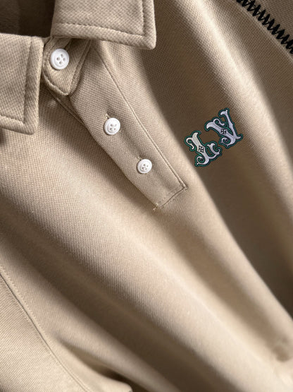 LV 25SS Lapel Sweatshirt Long Sleeve 494425