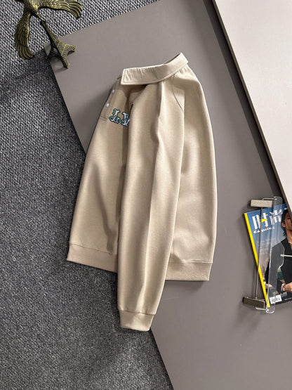 LV 25SS Lapel Sweatshirt Long Sleeve 494425
