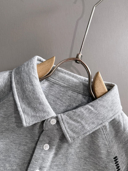 LV 25SS Lapel Sweatshirt Long Sleeve 494424