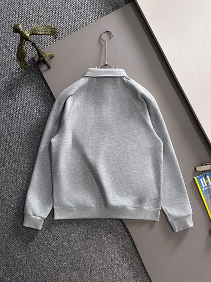 LV 25SS Lapel Sweatshirt Long Sleeve 494424