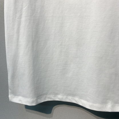 Celine 26SS  White Short-Sleeve T-Shirt in Cotton 101585
