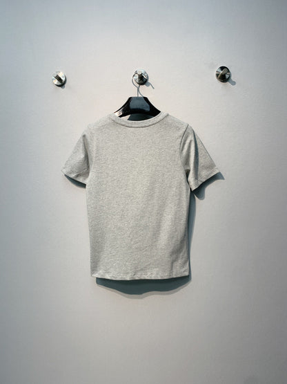 Celine 26SS  Gray Short-Sleeve T-Shirt in Cotton 101584
