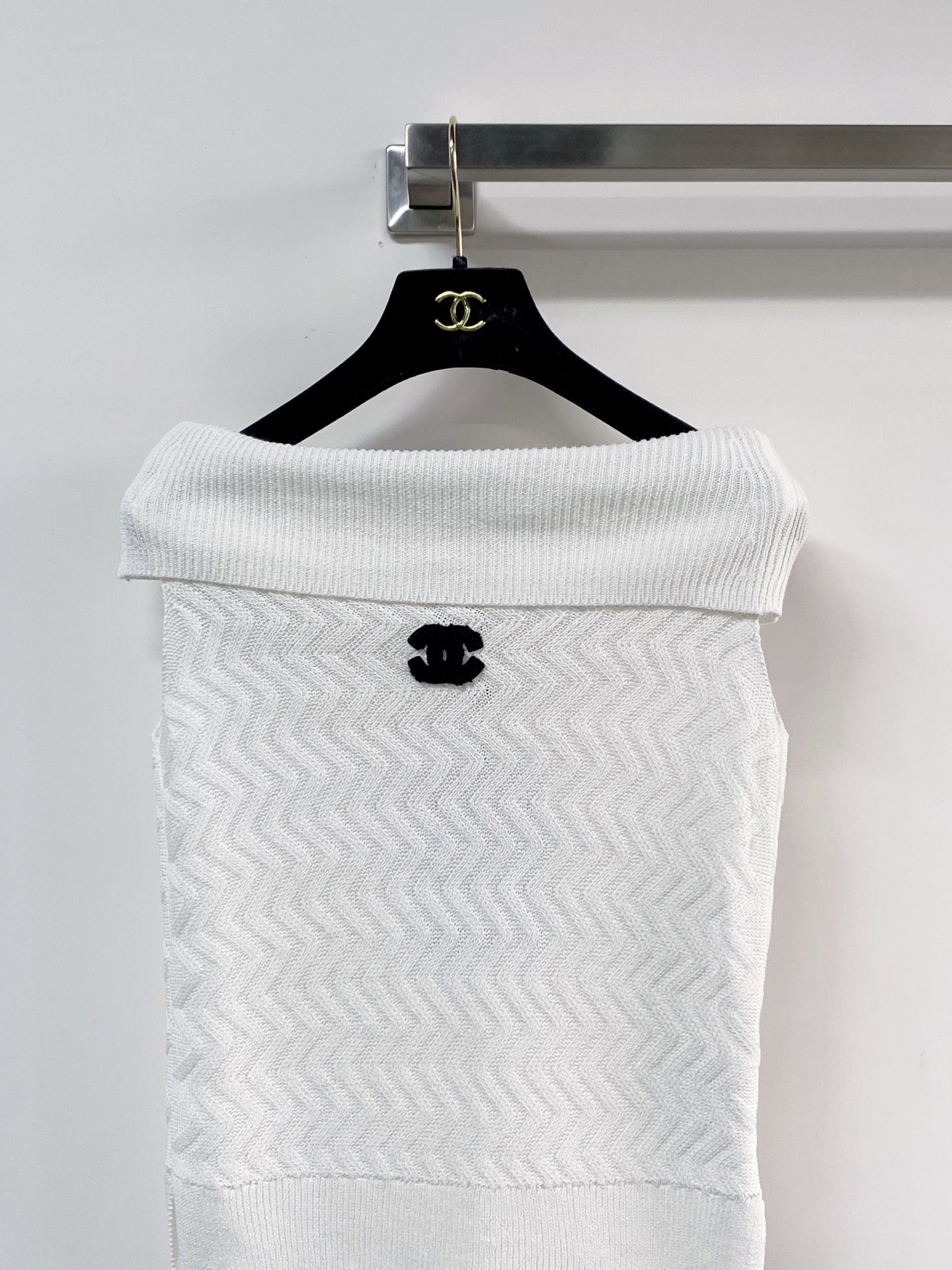 Chanel Vest White in Wool 125462