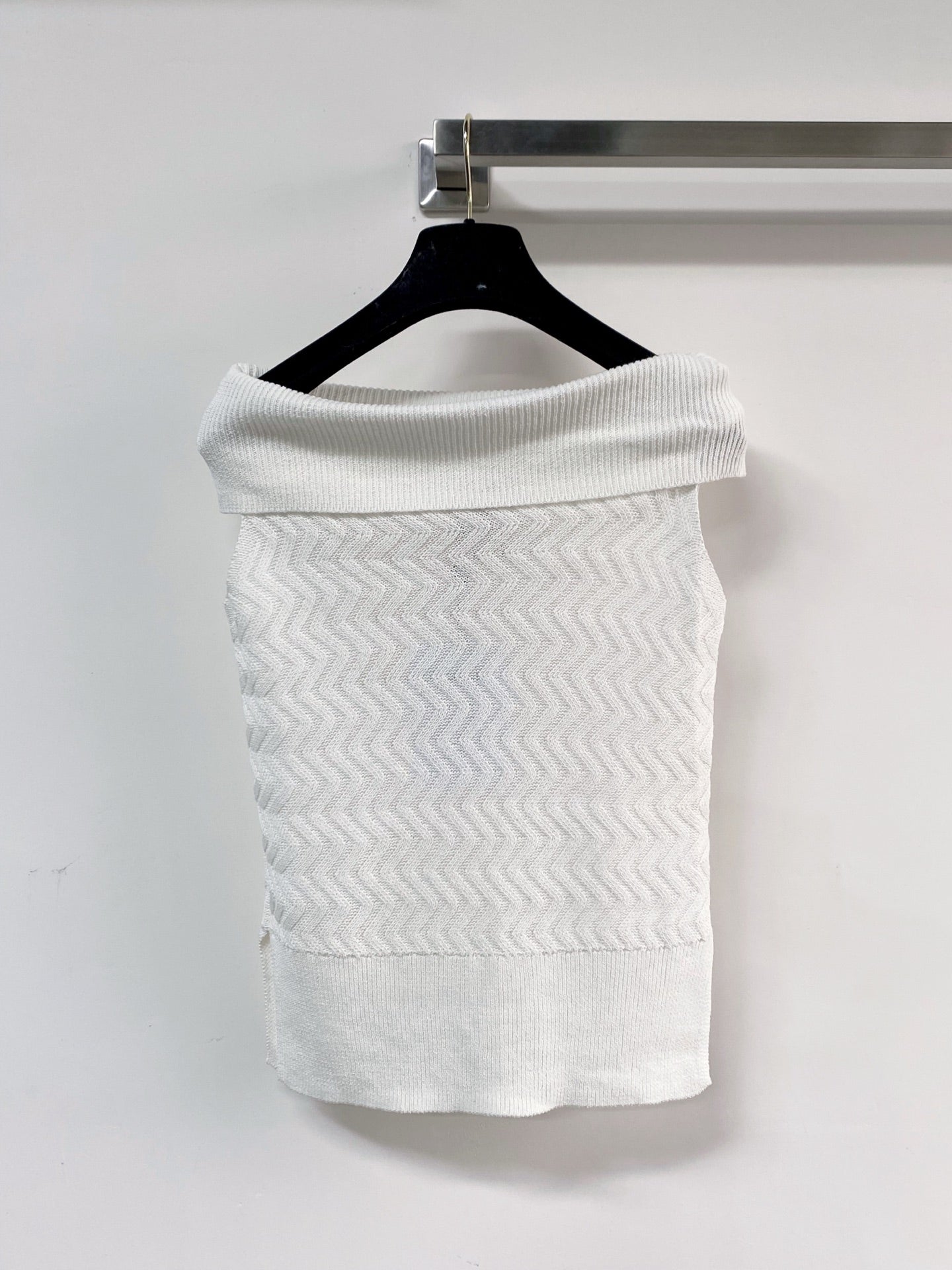 Chanel Vest White in Wool 125462