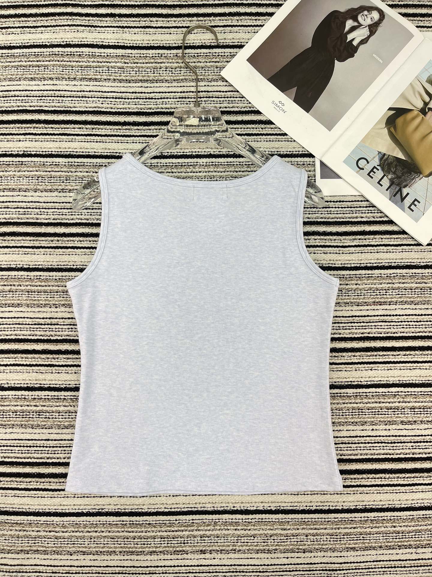 Chanel Vest Gray in Cashmere 133561