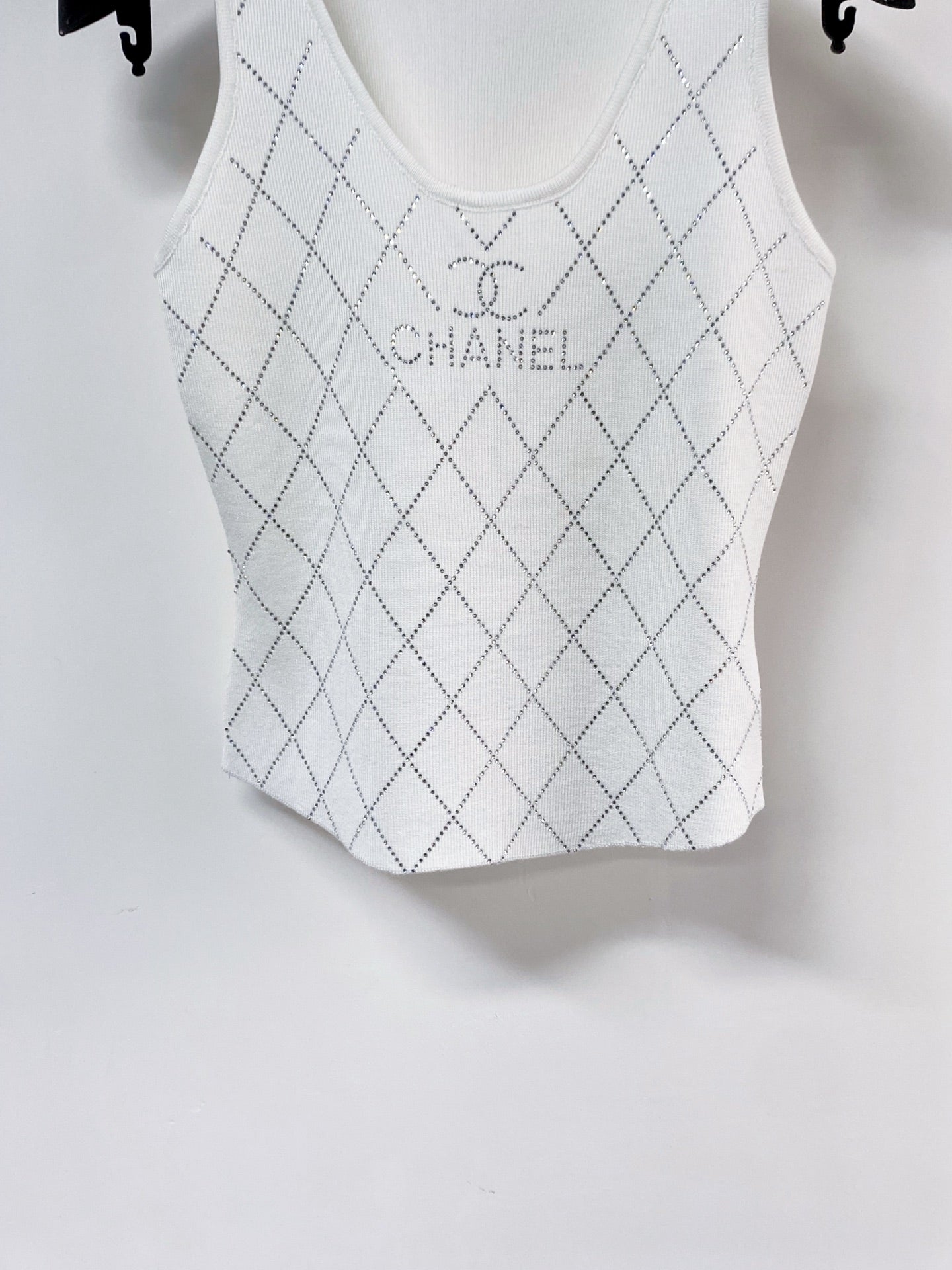 Chanel Tank Top White in Cashmere 125424