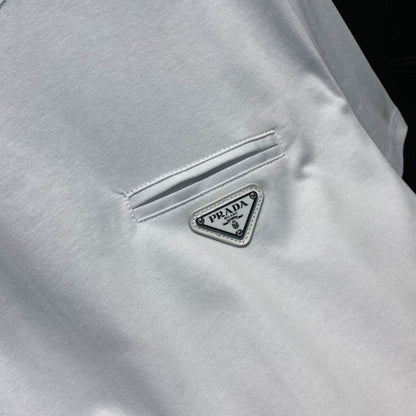 PRA26SS  Neck Short-Sleeve T-Shirt in Cotton 963420