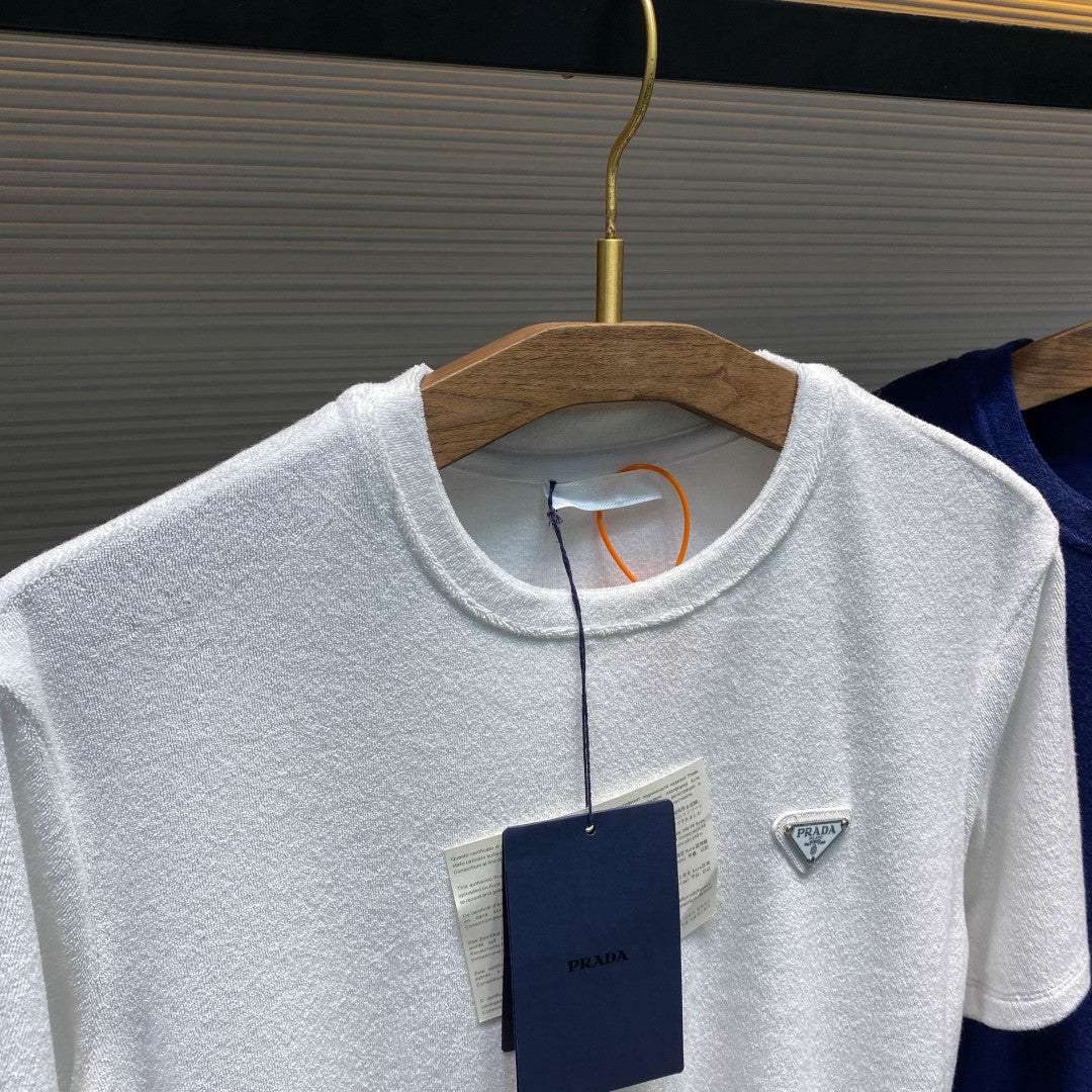 PRA26SS Basic Crew Neck Short-Sleeve T-Shirt in Cotton 902568