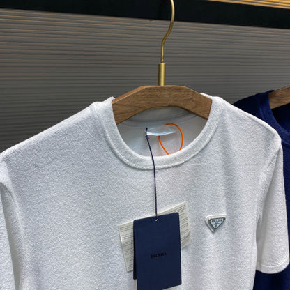 PRA26SS Basic Crew Neck Short-Sleeve T-Shirt in Cotton 902568
