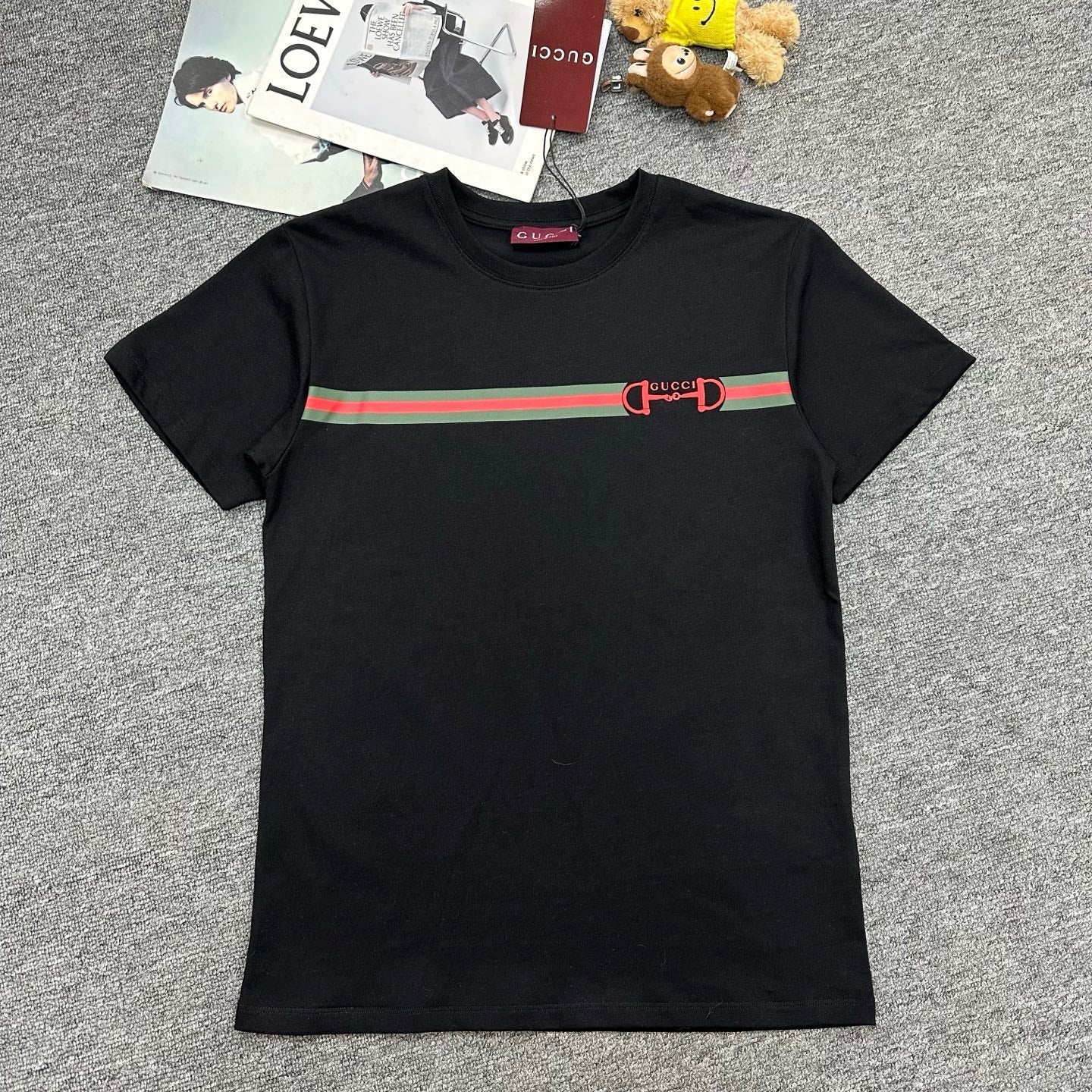 GG Featuring a Letter Stripe Print T-shirt in Cotton 138425
