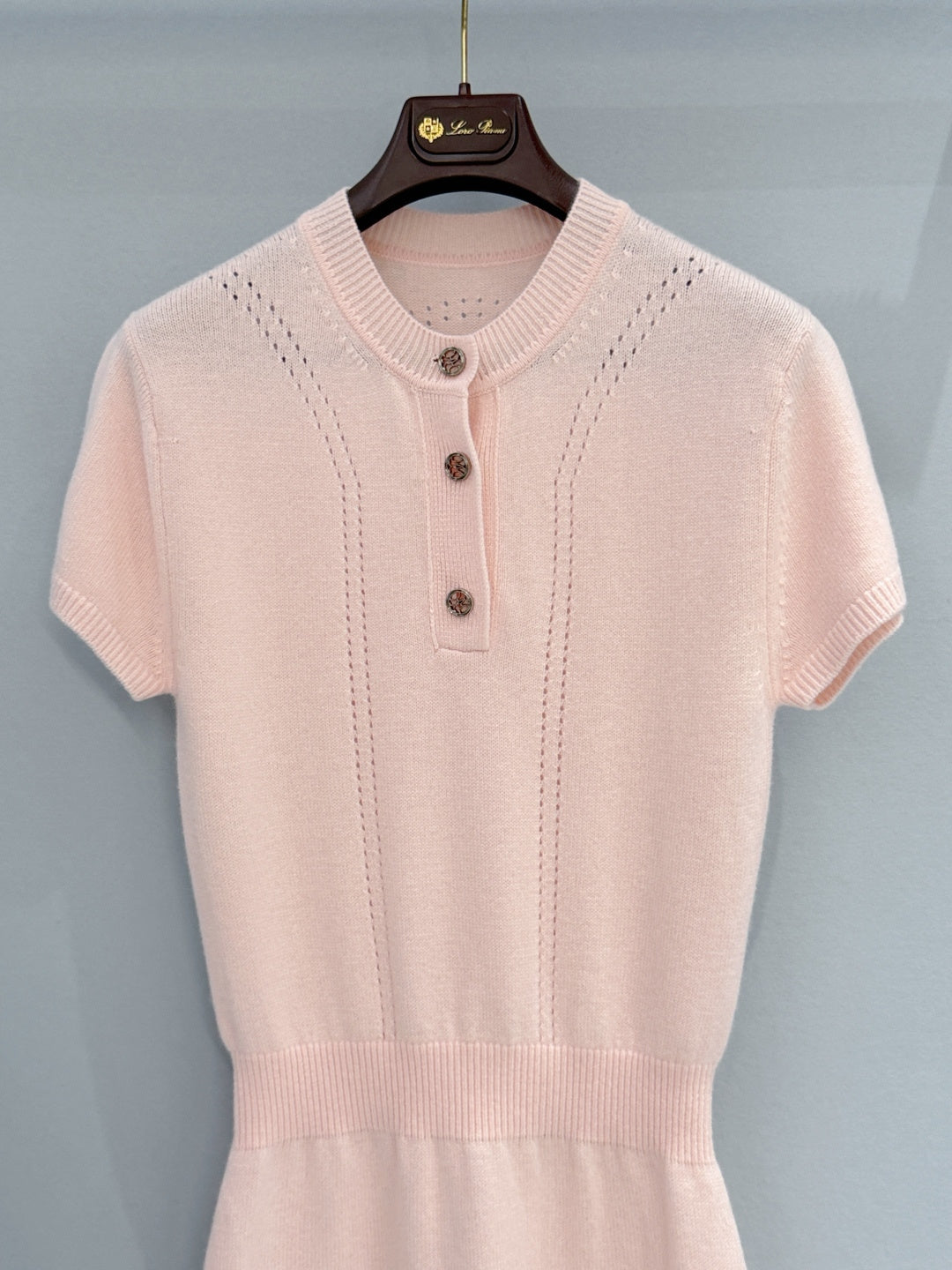 Hermes Pink Knit Dress 106014