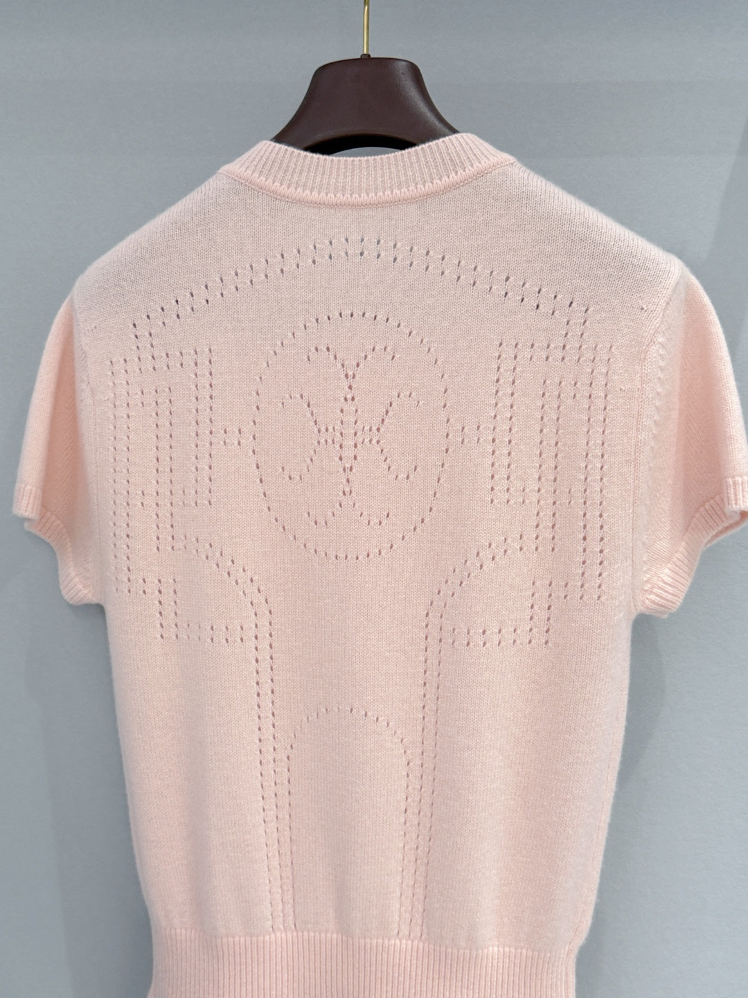 Hermes Pink Knit Dress 106014