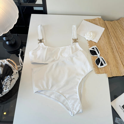 Celine Swimsuits White Cotton 201805