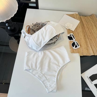 Celine Swimsuits White Cotton 201805
