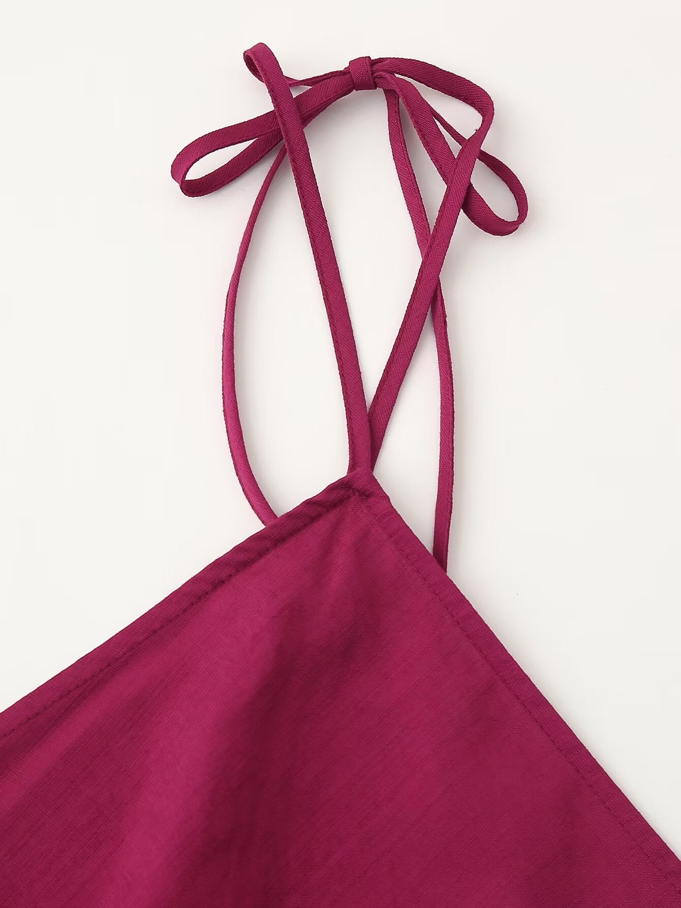 Spring Women Clothing Elegant Silk Satin Texture Underwear Halter Dress