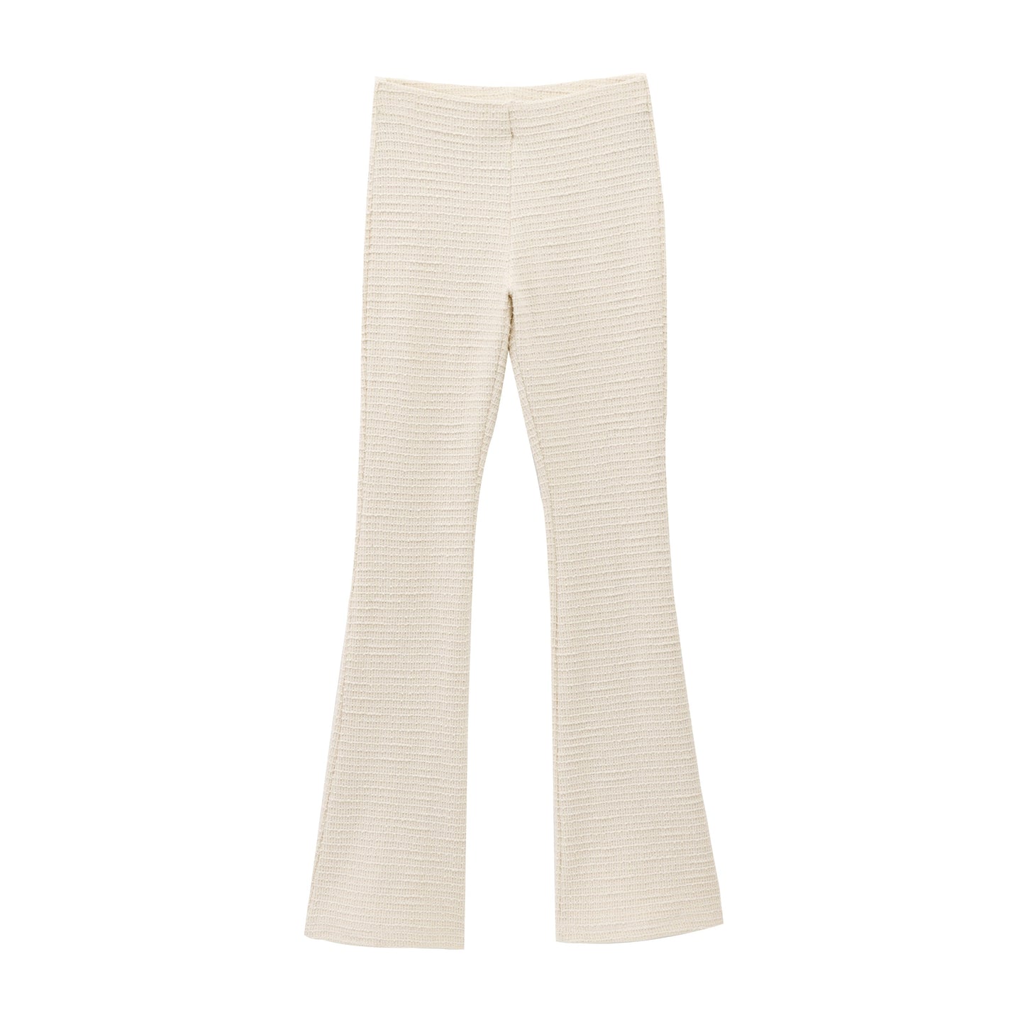 Ropa de mujer para primavera y verano, top de manga larga con lazo y pantalones acampanados
