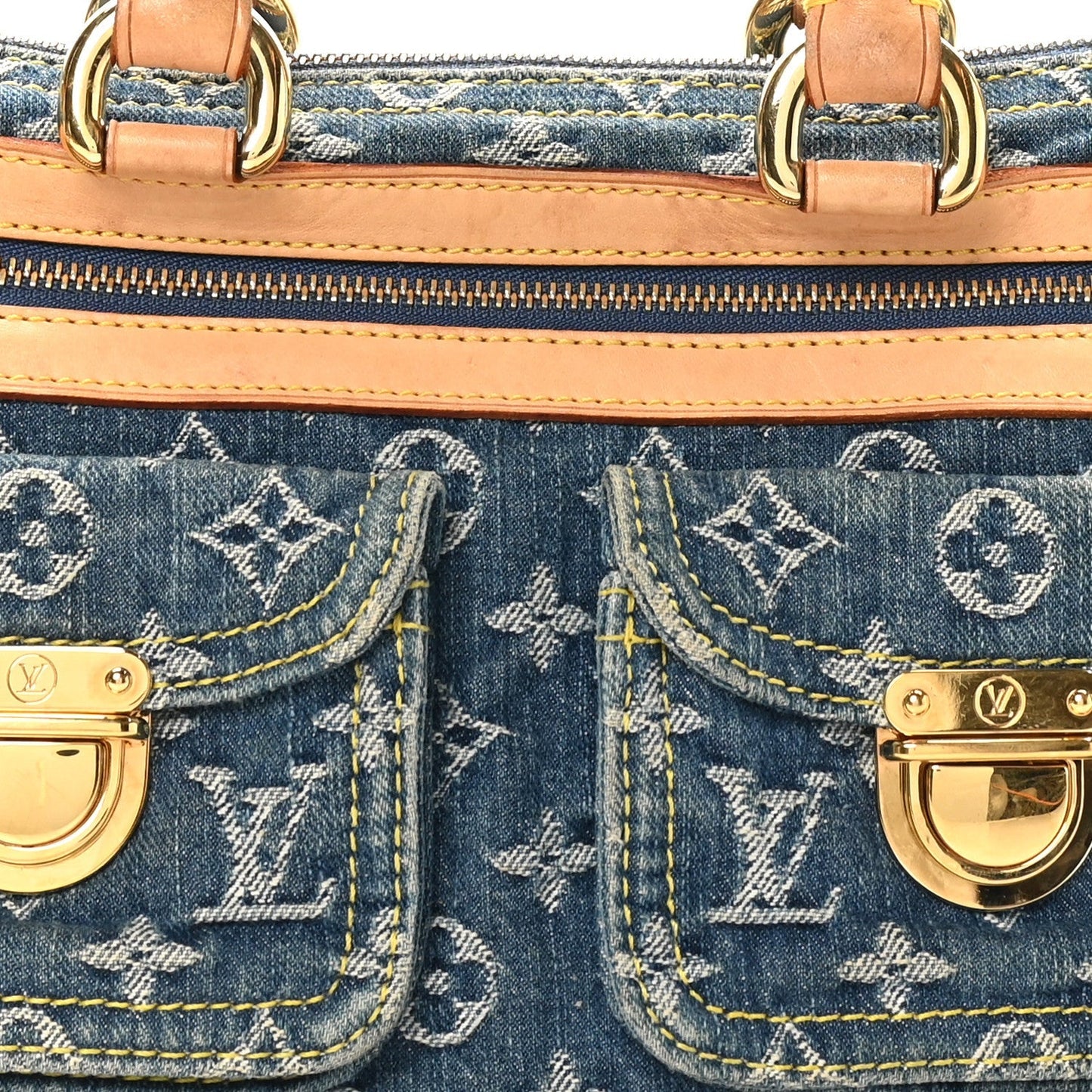 Monogram Denim Neo Speedy Blue