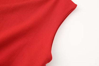 Vestido corto plisado informal de primavera y verano para mujer